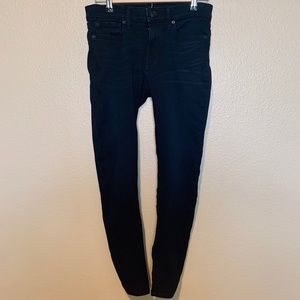 Dark blue Express size 4 mid rise jean legging